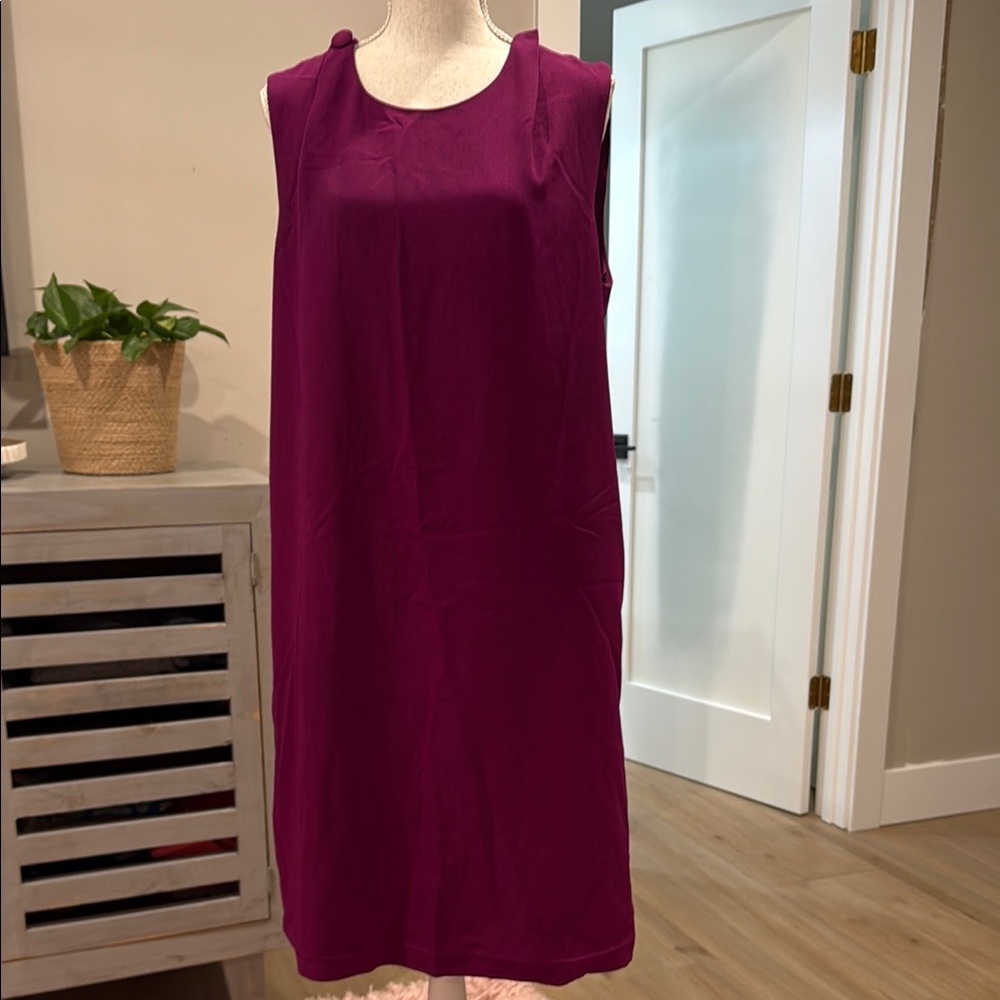 Sleeveless Lined Magenta Donna Morgan Dress 14